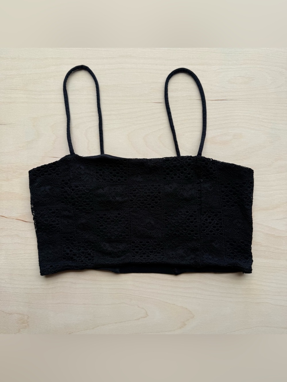 American Eagle Outfitters Cotton Stretch Collection Black Lace Bralette size S